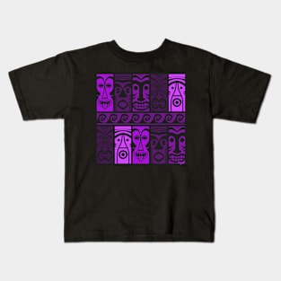 Purple Tide Tikis! Kids T-Shirt